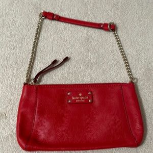 Kate Spade clutch/ shoulder bag in red
